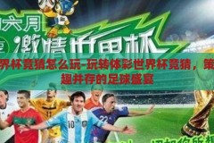 体彩世界杯竞猜怎么玩-玩转体彩世界杯竞猜，策略与乐趣并存的足球盛宴，玩转体彩世界杯竞猜，策略与乐趣并存的足球盛宴