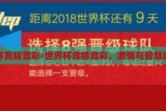 世界杯竞猜竞彩-世界杯竞猜竞彩，激情与智慧的碰撞，世界杯竞猜竞彩，激情与智慧的碰撞
