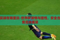 世界杯买球在哪里玩-世界杯激情与理性，安全合法地享受足球盛宴，安全合法享受世界杯足球盛宴，激情与理性的买球指南
