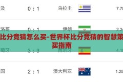 世界杯比分竞猜怎么买-世界杯比分竞猜的智慧策略与购买指南，智慧策略与购买指南，揭秘世界杯比分竞猜的胜利之道