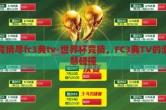 世界杯竞猜尽fc3典tv-世界杯竞猜，FC3典TV的激情与智慧碰撞，FC3典TV，世界杯竞猜的激情与智慧盛宴