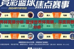 篮球世界杯竞猜分析-篮球世界杯竞猜，深度洞察与策略分析，篮球世界杯竞猜，深度洞察与策略分析