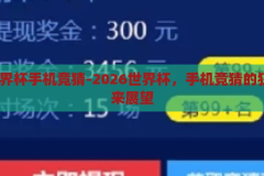 2026世界杯手机竞猜-2026世界杯，手机竞猜的狂欢与未来展望，2026世界杯，手机竞猜的狂欢与未来展望