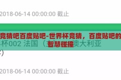 世界杯竞猜吧百度贴吧-世界杯竞猜，百度贴吧的激情与智慧碰撞，百度贴吧世界杯竞猜，激情与智慧的碰撞