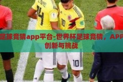 世界杯足球竞猜app平台-世界杯足球竞猜，APP平台的创新与挑战，世界杯足球竞猜APP，创新与挑战并存的竞技平台
