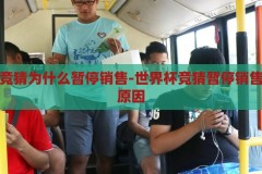 世界杯竞猜为什么暂停销售-世界杯竞猜暂停销售的背后原因，世界杯竞猜暂停销售，背后的原因与影响分析