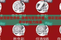 体彩足球竞猜世界杯-激情与智慧并蓄，体彩足球竞猜世界杯的魅力探索，体彩足球竞猜世界杯，激情与智慧的魅力碰撞