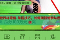 怎么买世界杯竞猜-掌握技巧，如何明智地参与世界杯竞猜，掌握技巧，明智参与，世界杯竞猜的购买指南