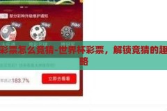 世界杯彩票怎么竞猜-世界杯彩票，解锁竞猜的趣味与策略，解锁世界杯彩票竞猜，趣味与策略的完美结合