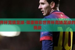 体彩世界杯竞猜足球-探索体彩世界杯竞猜足球的乐趣与挑战，体彩世界杯竞猜足球，乐趣与挑战的双重探索
