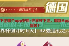 世界杯下注哪个app好用-世界杯下注，哪款App更值得信赖？值得信赖的世界杯下注App推荐