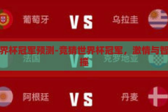 竞猜世界杯冠军预测-竞猜世界杯冠军，激情与智慧的碰撞，激情与智慧的碰撞，竞猜世界杯冠军的精彩瞬间