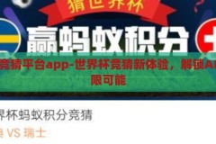 世界杯竞猜平台app-世界杯竞猜新体验，解锁APP的无限可能，解锁无限可能，世界杯竞猜平台APP的全新体验