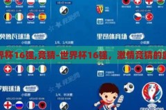 世界杯16强,竞猜-世界杯16强，激情竞猜的盛宴，激情四溢，世界杯16强竞猜盛宴