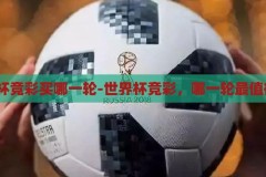 世界杯竞彩买哪一轮-世界杯竞彩，哪一轮最值得买？揭秘世界杯竞彩，哪一轮最值得下注？