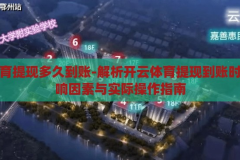 开云体育提现多久到账-解析开云体育提现到账时间，影响因素与实际操作指南，解析开云体育提现到账时间、影响因素与实际操作指南