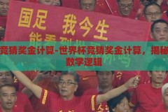 世界杯竞猜奖金计算-世界杯竞猜奖金计算，揭秘背后的数学逻辑，揭秘世界杯竞猜奖金计算，背后的数学逻辑与策略