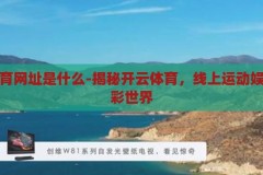 开云体育网址是什么-揭秘开云体育，线上运动娱乐的精彩世界，揭秘开云体育，线上运动娱乐的精彩世界