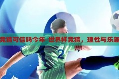 世界杯竞猜可信吗今年-世界杯竞猜，理性与乐趣的交织，理性与乐趣的交织，2023年世界杯竞猜的信任与挑战