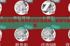 世界杯足彩竞猜网-世界杯足彩竞猜网，激情与智慧的碰撞，世界杯足彩竞猜网，激情与智慧的碰撞