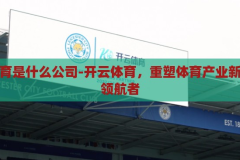 开云体育是什么公司-开云体育，重塑体育产业新格局的领航者，开云体育，重塑体育产业新格局的领航者