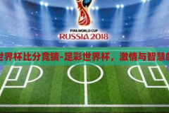 足彩世界杯比分竞猜-足彩世界杯，激情与智慧的碰撞，足彩世界杯，激情与智慧的精彩碰撞