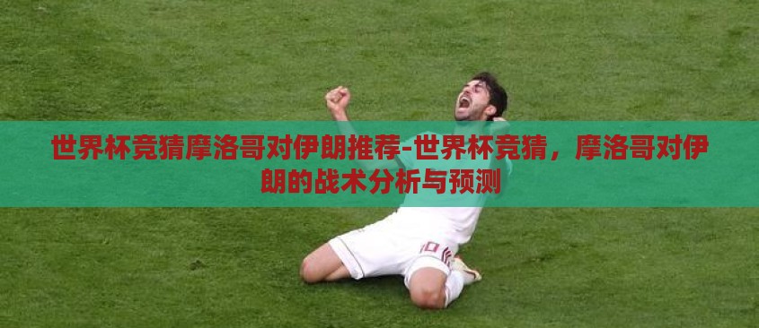 世界杯竞猜摩洛哥对伊朗推荐-世界杯竞猜，摩洛哥对伊朗的战术分析与预测