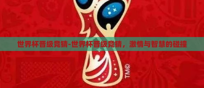 世界杯晋级竞猜-世界杯晋级竞猜，激情与智慧的碰撞