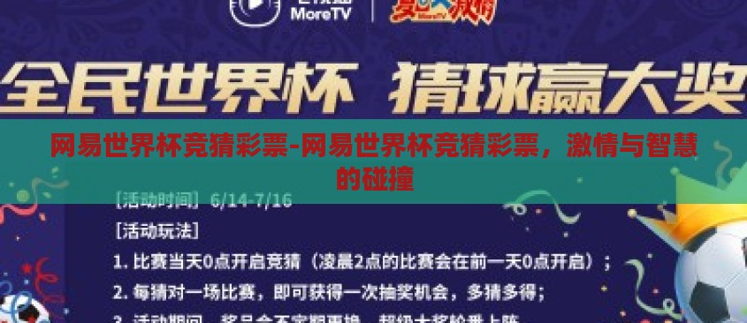 网易世界杯竞猜彩票-网易世界杯竞猜彩票，激情与智慧的碰撞