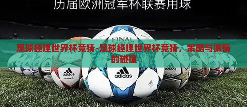 足球经理世界杯竞猜-足球经理世界杯竞猜,策略与激情的碰撞 足球经理世界杯竞猜-足球经理世界杯竞猜,策略与激情的碰撞